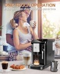 20 Bar Espresso Machine with Grinder and Frother