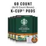 Starbucks Colombia Medium Roast K-Cup Pods - 60 Count