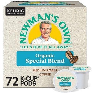 Newman's Own Organic Special Blend K-Cups, 72 Count