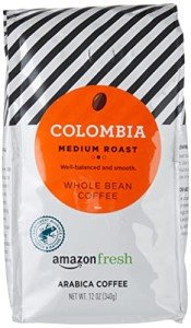 AmazonFresh Colombia Medium Roast Whole Bean Coffee