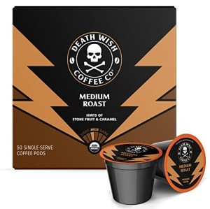 Death Wish Coffee Medium Roast Single Serve Pods