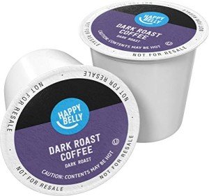 Happy Belly Dark Roast Coffee Pods - 24 Count