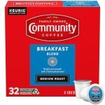 Community Coffee Breakfast Blend K-Cup Pods, 32 Count