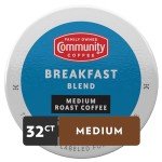 Community Coffee Breakfast Blend K-Cup Pods, 32 Count