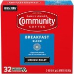Community Coffee Breakfast Blend K-Cup Pods, 32 Count