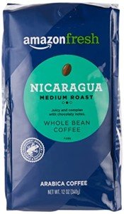 Nicaragua Whole Bean Coffee - Medium Roast, 12 Oz