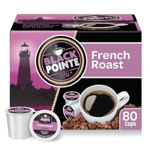 Black Pointe Bay Dark Roast Coffee Pods, 80 Count