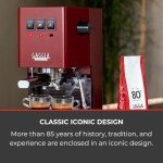 Gaggia Classic Pro Espresso Machine - Cherry Red