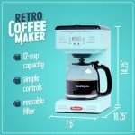 Nostalgia Retro 12-Cup Programmable Coffee Maker