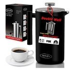 Stainless Steel French Press Coffee Maker - 2L