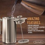 SterlingPro Double-Walled French Press Coffee Maker