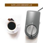 CHULUX Mini Coffee Maker for K-Cups, Gray