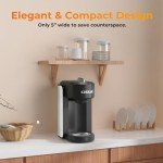 CHULUX Single Serve Coffee and Tea Maker