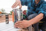 GSI Outdoors 6-Cup Stainless Steel Moka Pot