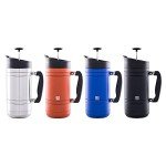 BruTrek BaseCamp Coffee Press - 48oz Insulated Steel