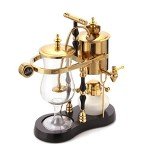 Elegant Belgian Syphon Coffee Maker in Black & Gold