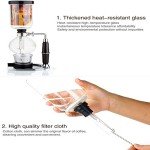 Japanese Vacuum Siphon Coffee Maker for 1-3 Cups
