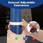 Vzaahu Manual Coffee Grinder - Blue, 40g Capacity
