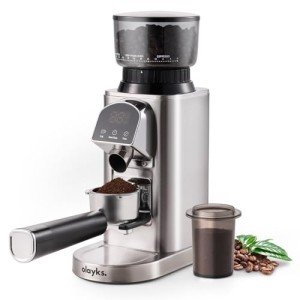 Olayks Electric Conical Burr Coffee Grinder