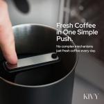 KIVY Airtight Vacuum Coffee Canister - Push Lid