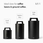 KIVY Airtight Vacuum Coffee Canister - Push Lid