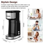 Single Serve K Cup Coffee Maker with Reservoir