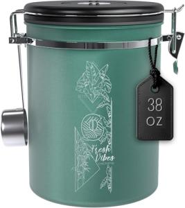 CafetastiQ Extra Large Airtight Coffee Canister