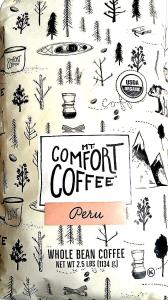 Mount Comfort Organic Whole Bean Coffee - Peru 1.1kg