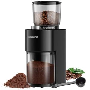 SOWTECH Adjustable Conical Burr Coffee Grinder