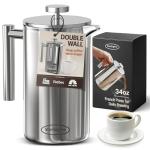 SterlingPro Double Walled French Press Coffee Maker