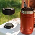 BruTrek BaseCamp Coffee Press - 48oz Insulated Steel