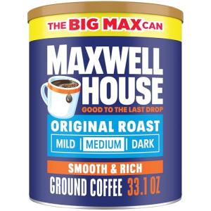 Maxwell House Original Roast Ground Coffee, 33.1 oz