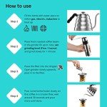 MITBAK Pour Over Coffee Maker Set with Kettle