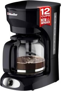 Mueller 12-Cup Drip Coffee Maker with Carafe