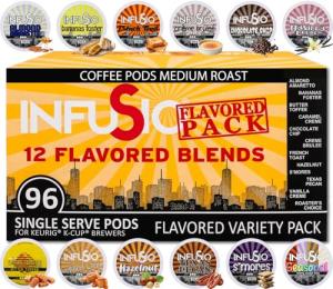 Flavored Coffee Pods Variety Pack - 96 Count