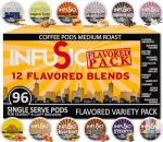 Flavored Coffee Pods Variety Pack - 96 Count