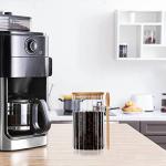 Large Airtight Glass Coffee Storage Jar with Spoon