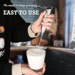 SIMPLETaste Handheld Battery Milk Frother and Mixer