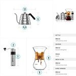 MITBAK Pour Over Coffee Maker Set with Kettle