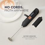 Zulay Kitchen Handheld Stainless Steel Milk Frother