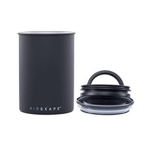Airscape Stainless Steel Coffee Canister - Medium Black