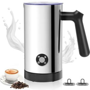 4-in-1 Stainless Steel Electric Milk Frother