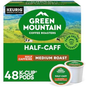 Green Mountain Half Caff Medium Roast K-Cup Pods
