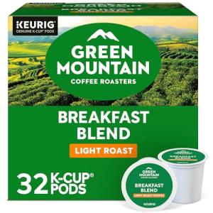 Green Mountain Breakfast Blend Keurig K-Cup Pods, 32 Count