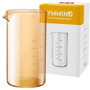 34 oz Universal French Press Replacement Glass Beaker