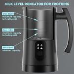 4-in-1 Electric Milk Frother for Coffee Drinks