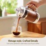 Hazel Quinn 15oz French Press Coffee Maker