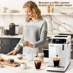 Programmable Espresso Machine with Built-In Grinder