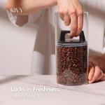 KIVY Airtight Vacuum Coffee Canister - Push Lid