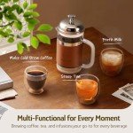 Hazel Quinn 15oz French Press Coffee Maker